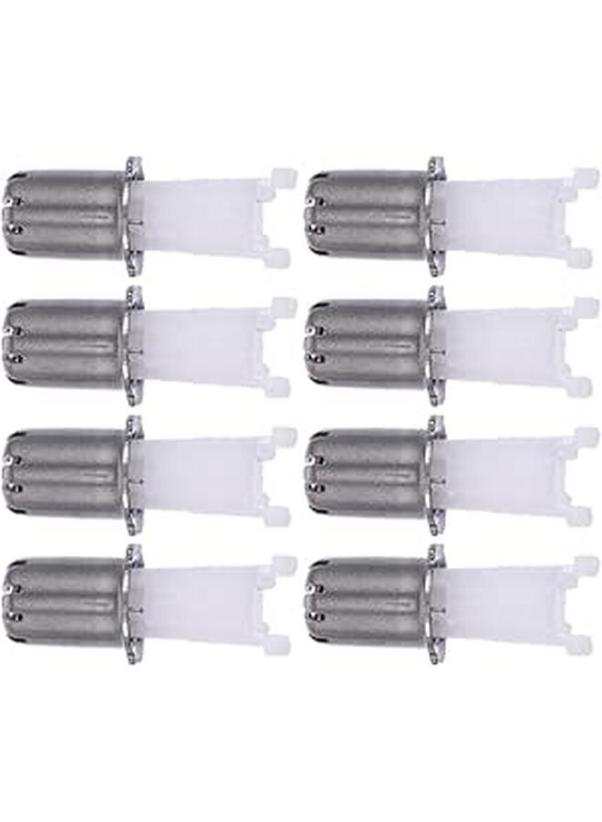 8pcs Stainless Steel Replacement Heads for Electric Nose Hair Trimmer Personal Grooming Accessories - Image 1