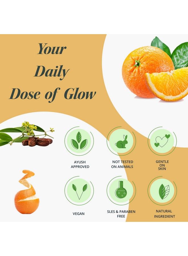 TERRAI Vitamin C & E Brightening Face Wash; Jojoba Beads Gentle Exfoliating Cleanser; For Bright Glowing Skin; All Skin Types; For Women & Men100Ml - Image 5