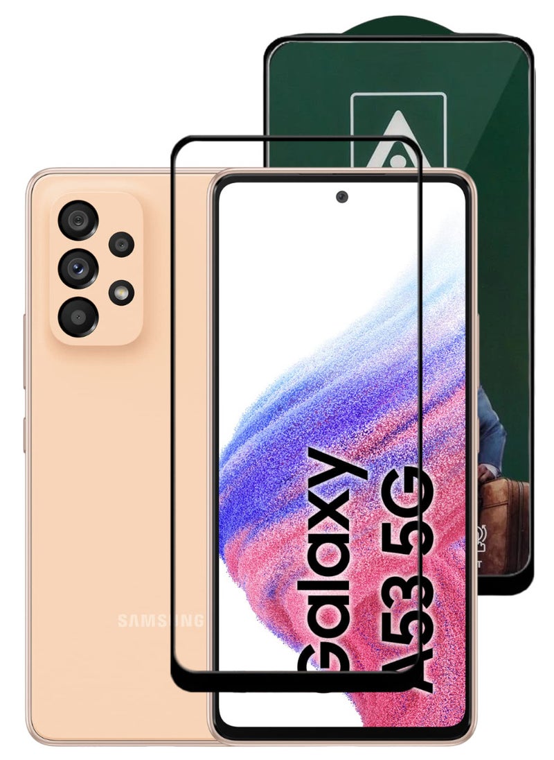 ACLIX Antistatic ESD Dustproof Premium Quality High Definition Tempered Glass Screen Protector Designed For Samsung Galaxy A53 5G - Image 1