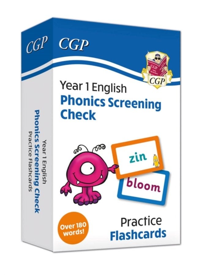New Phonics Screening Check Flashcards for the Year 1 test - Hardback