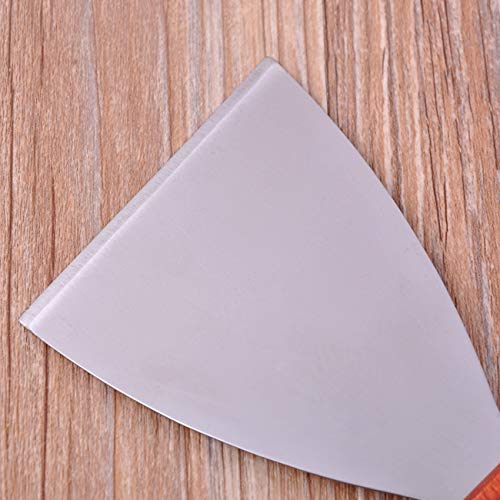 Acronde 2PCS Stainless Steel Slant Grill Griddle Spatula Scraper Diner Flat Straight Blade - Image 4