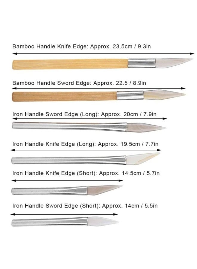 Generic Agate Burnisher, Bezel Closing Agate Burnisher Tool with Iron Handle, Convenient Polishing Different Shapes for Gold Platinum  Sterling Silver Jewelry, for Cleaning Gold, Silver, Copper Jewelry Dirt - Image 4