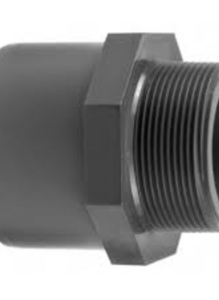KNP - KNP MTA PVC Pipe Fitting (3 Inch) is designed for connecting two pieces of PVC pipe with different diameters or types. - Image 1