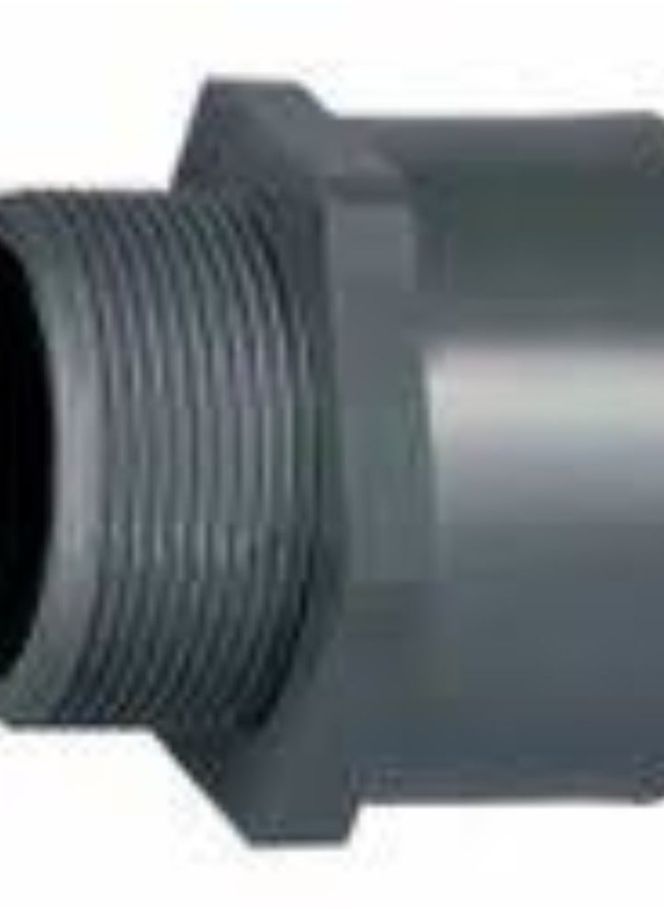 KNP - KNP MTA PVC Pipe Fitting (3 Inch) is designed for connecting two pieces of PVC pipe with different diameters or types. - Image 1