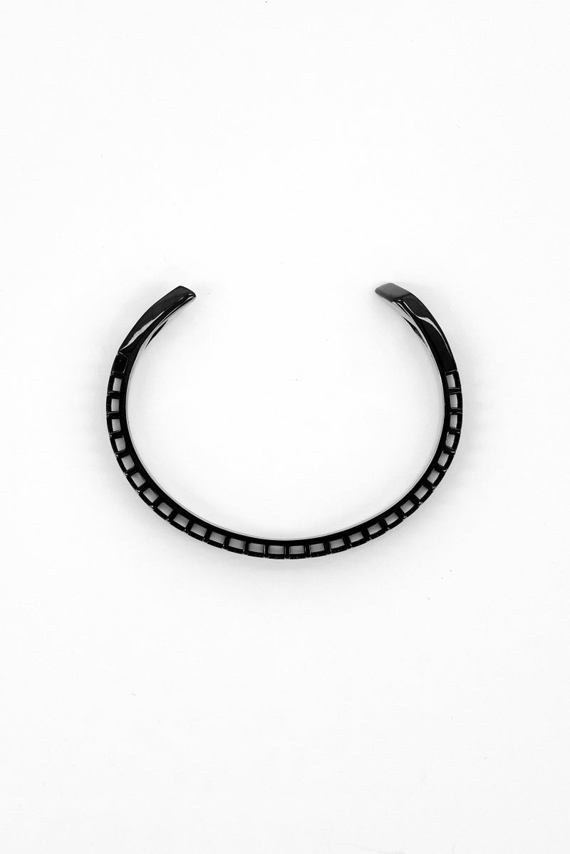 McLaren Men Stainless Steel Fiber Bracelet, Black - Image 4