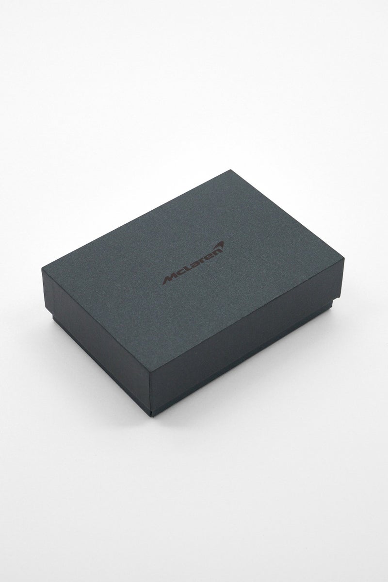 McLaren Men Stainless Steel Fiber Bracelet, Black - Image 3