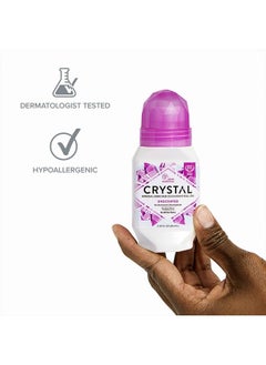 CRYSTAL Deodorant CRYSTAL Mineral Deodorant Roll-On Unscented Body Deodorant With 24-Hour Odor Protection, Aluminum Chloride & Paraben Free, 2.25 FL OZ (Packaging May Vary)  - Image 4