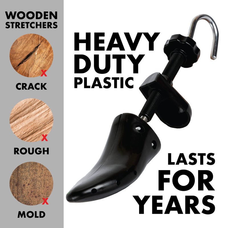 FOOTMATTERS Premium Shoe Stretcher - Shoe Widener & Expander for Women & Men with Tight Shoes - for US Women 9.5-13.5 and US Men 6-9 - Image 3
