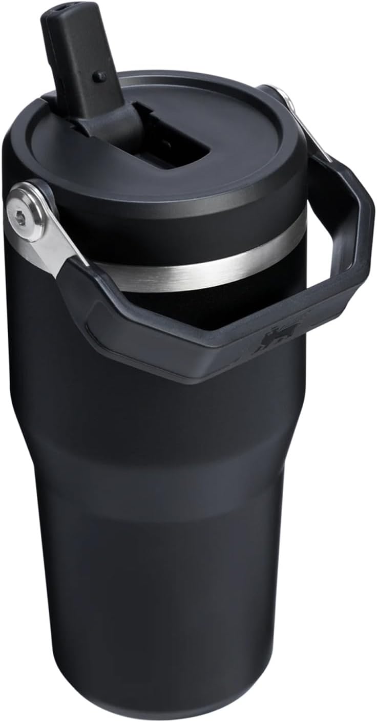 Stanley Ice Flow GO 600ml/20oz Flip Straw Water Bottle - Black 2.0 - Image 3