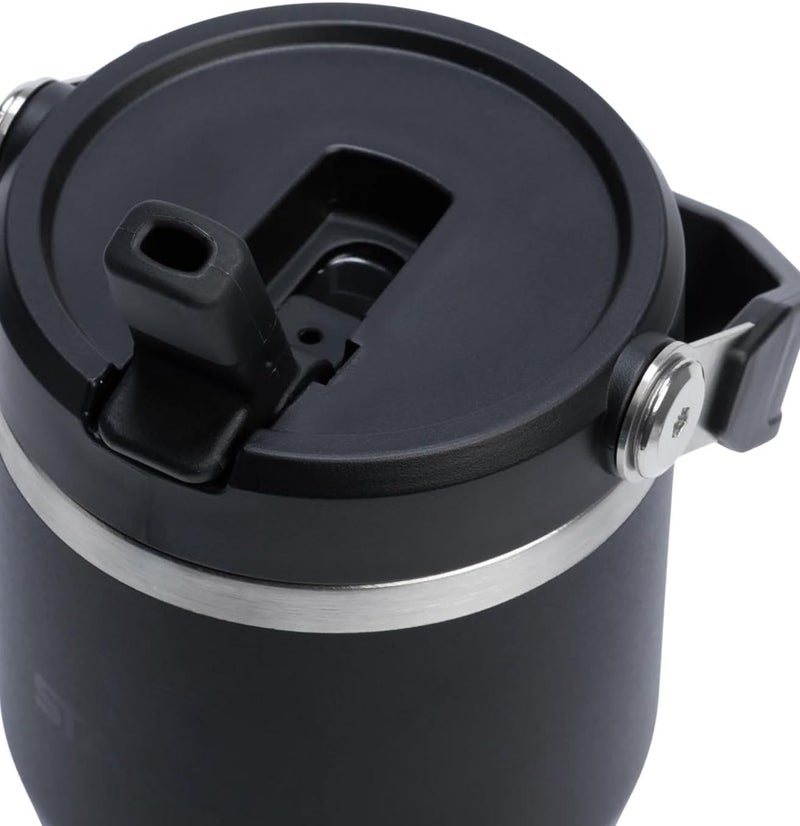 Stanley Ice Flow GO 600ml/20oz Flip Straw Water Bottle - Black 2.0 - Image 2
