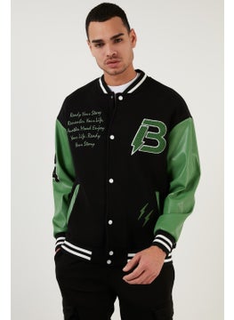 Buratti Oversize College Collar Pocket Bomber Jacket Men's Jacket 628MNH171  - Image 3