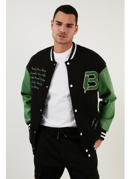 Buratti Oversize College Collar Pocket Bomber Jacket Men's Jacket 628MNH171  - Image 2