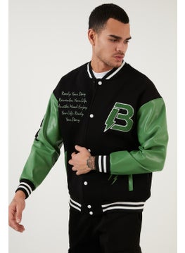 Buratti Oversize College Collar Pocket Bomber Jacket Men's Jacket 628MNH171  - Image 4