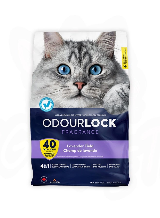 INTERSAND Odourlock Lavender Ultra Clumping Cat Litter - 6KG - Image 1
