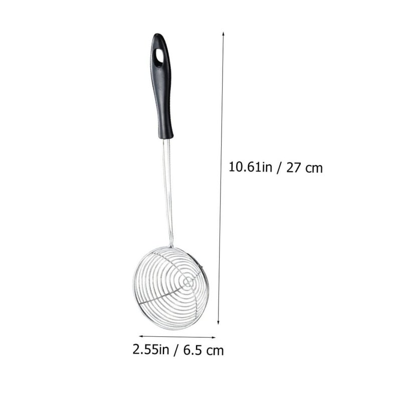 4 Piece Stainless Steel Mesh Strainer Sieves With Ergonomic Hot Pot Handles - Image 3