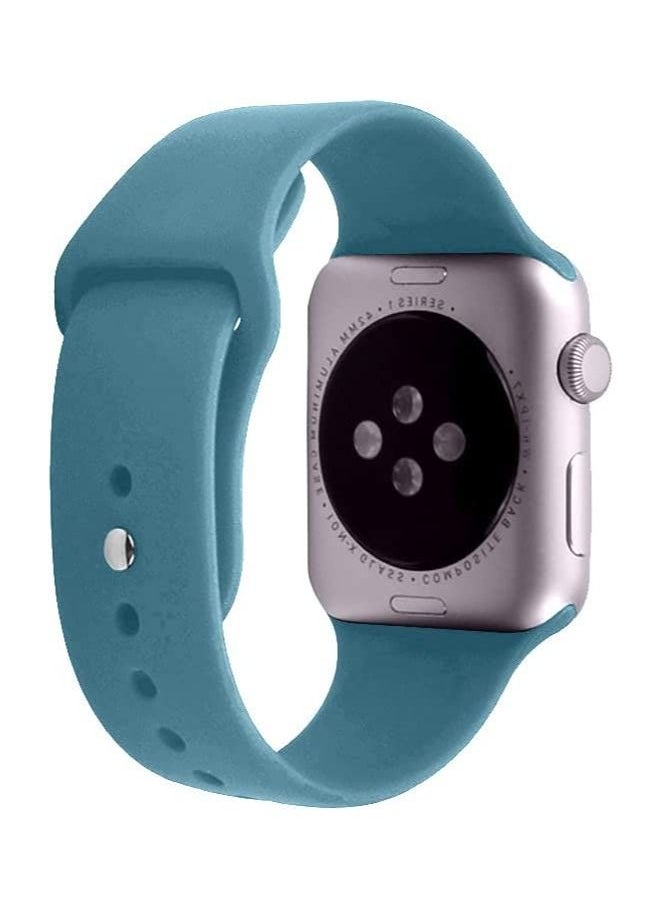 VITION - Sports Band for Apple Watch 44mm 44mm 42mm Soft Silicone Replacement Wrist Strap Compatible with iWatch Apple Watch Series 7/SE/6/5/4/3/2/1 Cactus - Image 1