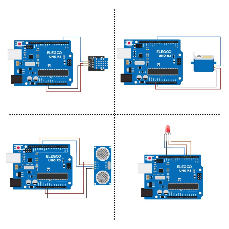 ELEGOO UNO Project Basic Starter Kit with Tutorial and UNO R3 Compatible with Arduino IDE - Image 5
