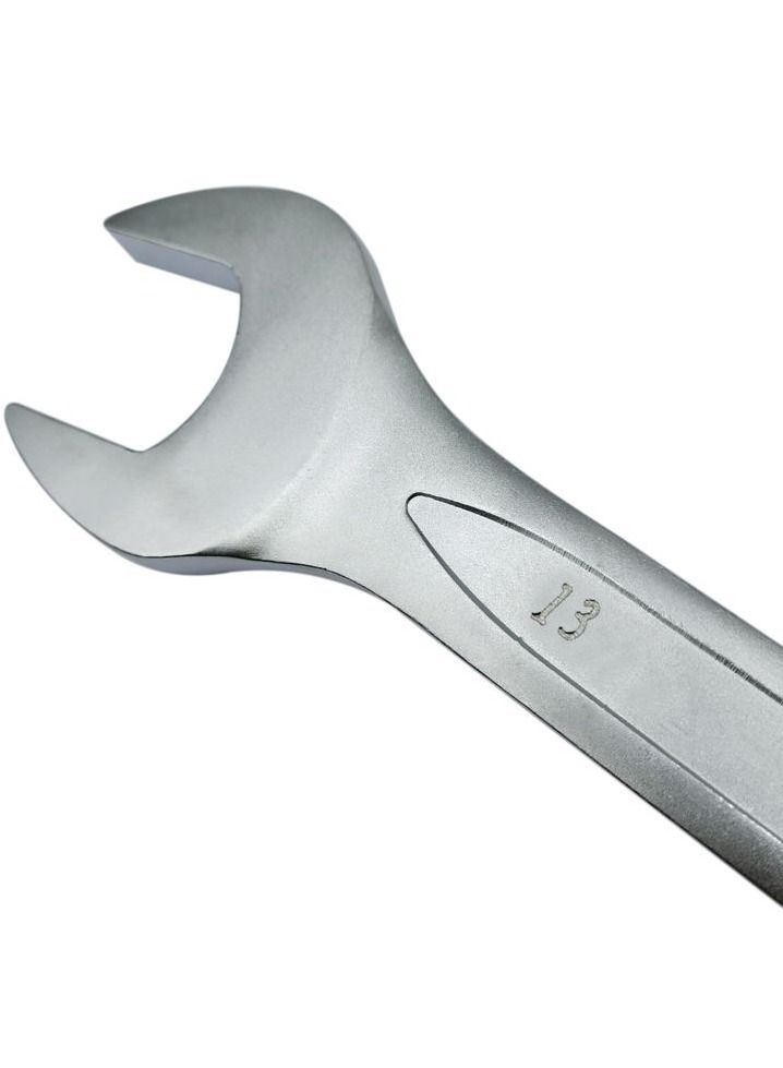 TOTAL Double Side Spanner Combination Ring & Open End Spanner Chrome Vanadium 1 Pcs, Size 13 TCSPA131 - Image 3