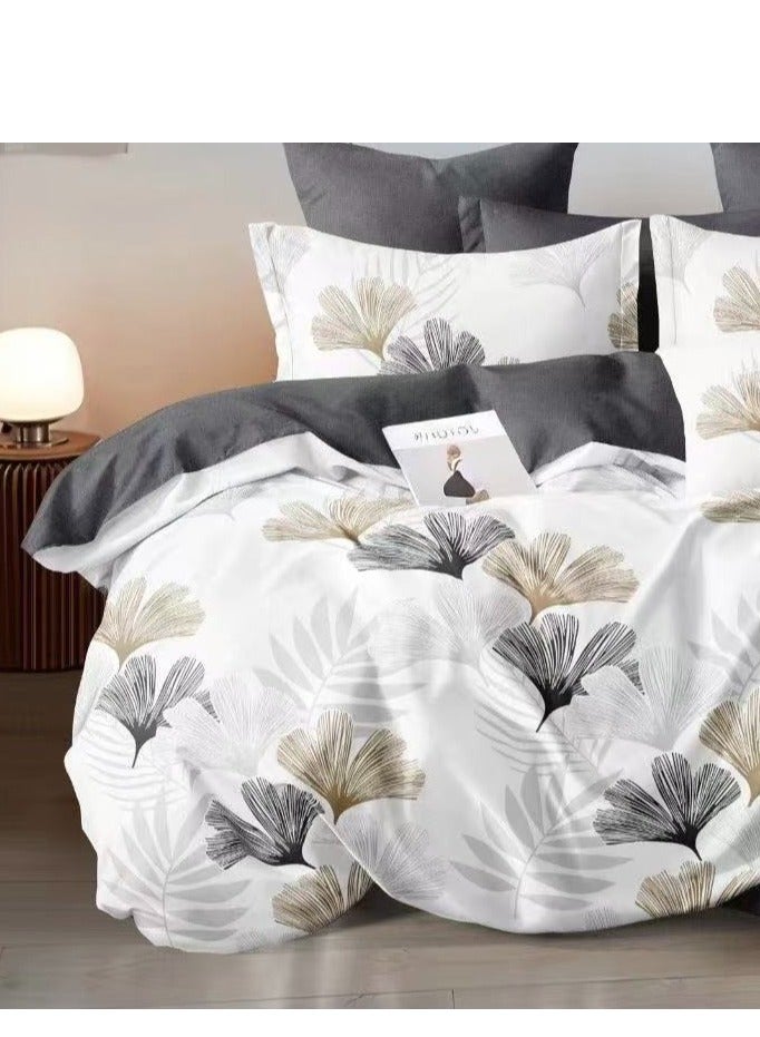 NEW king size duvet cover set ,6pcs set with duvet cover 220×240cm and 1 fit sheet and 4pcs pillow cases  - Image 2