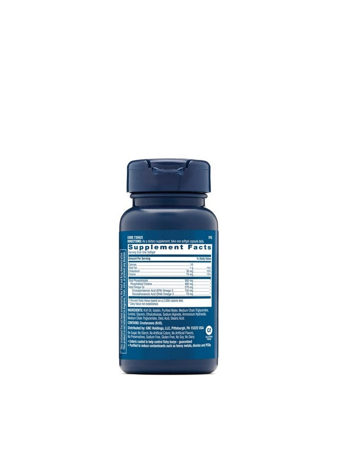 GNC GNC Triple Strength Krill Oil, 30 Softgels, for Join, Skin, Eye, and Heart Health  - Image 2