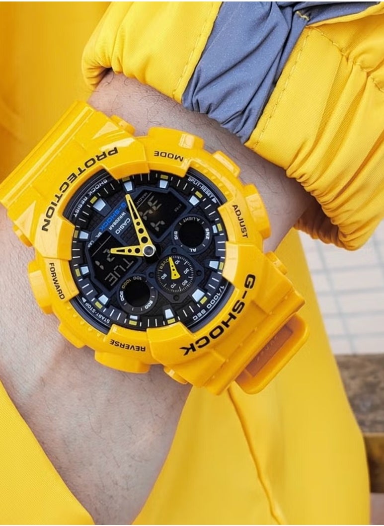 CASIO Casio Men's GA-100A-9A Series G-Shock Quartz  - Image 4