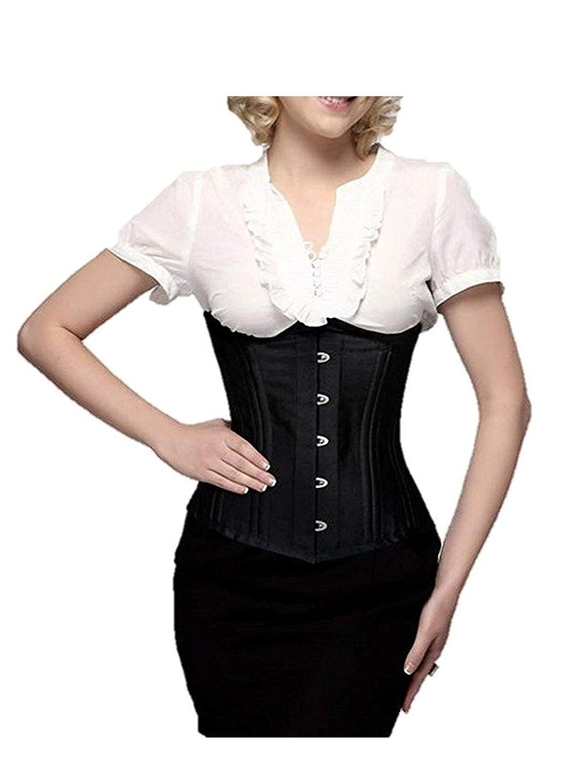 Barakah Women's Waist Training Corsets Underbust Heavy Duty 26 Steel Boned Hourglass Silhouette Body Shaper - Image 2