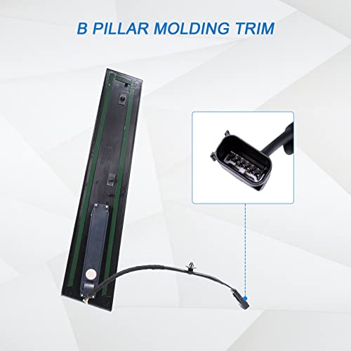 JDMSPEED New B Pillar Molding Trim with Door Entry Keypad Replacement for Ford Explorer 2011-2019 Replaces DB5Z-7820555-AC Door Pillar Applique Driver Front LH Side Left Outer - Image 5
