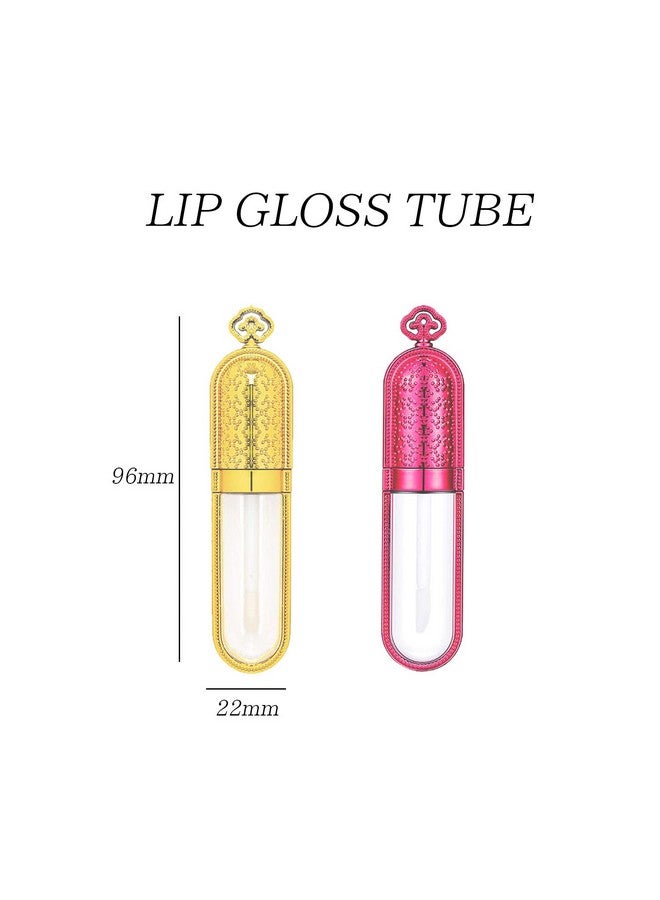 COSIDEA 24 Pcs Refillable Empty 5Ml Gold Crown Lip Gloss Tubes With Wand，Cute Lipgloss Containers， Diy Lip Gloss Making Kit Container Bulk Wholesale - Image 4