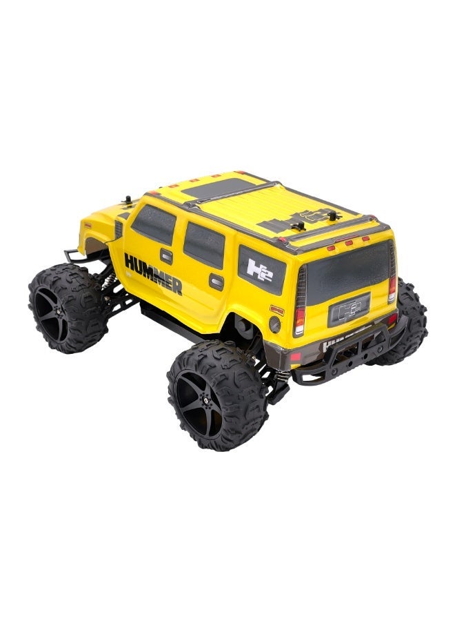 D-power - 1:10 Yellow HUMMER H2 RC Car – 2.4GHz Remote Control Truck, 7.4V USB Rechargeable Battery, Off-Road SUV for Kids Ages 6+ - Image 4
