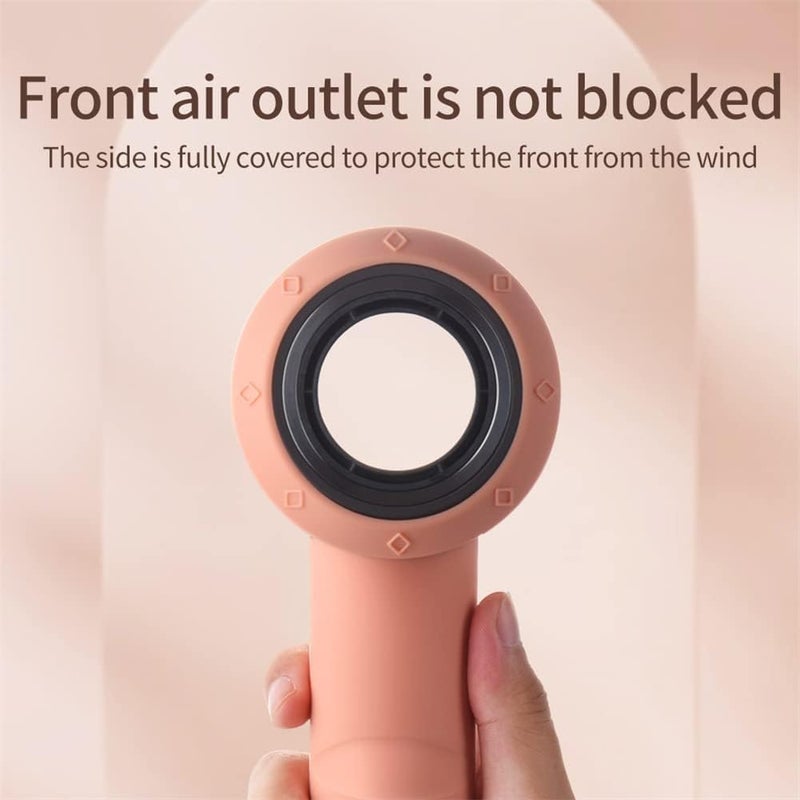 Soft Silicone Case Cover compatible with Dyson Hairdryer, Travel Hair Dryer Skin, Protective Case, Pink, 1 Pcs - Image 2