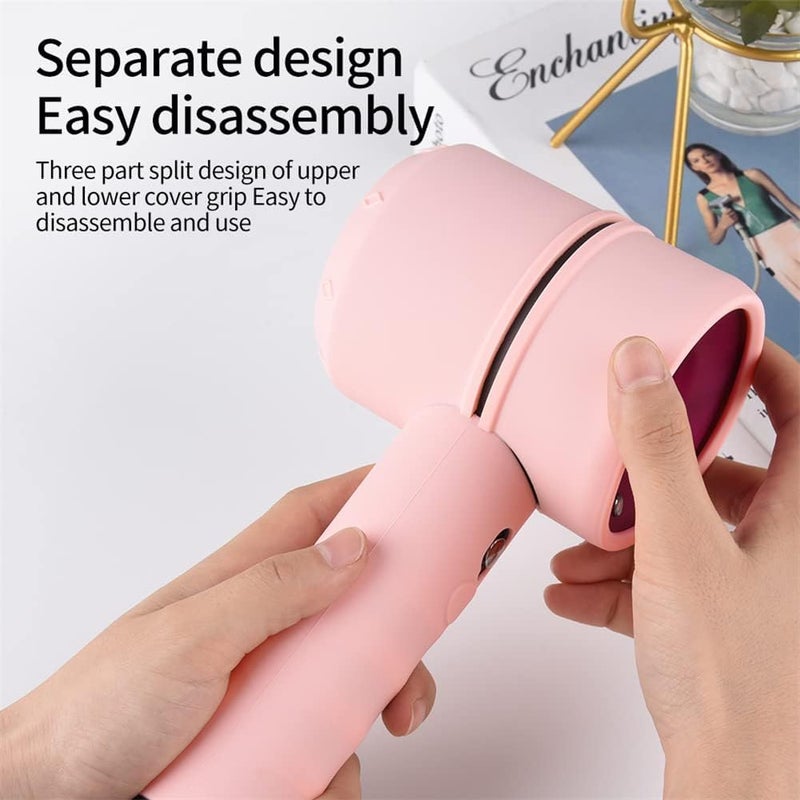 Soft Silicone Case Cover compatible with Dyson Hairdryer, Travel Hair Dryer Skin, Protective Case, Pink, 1 Pcs - Image 1