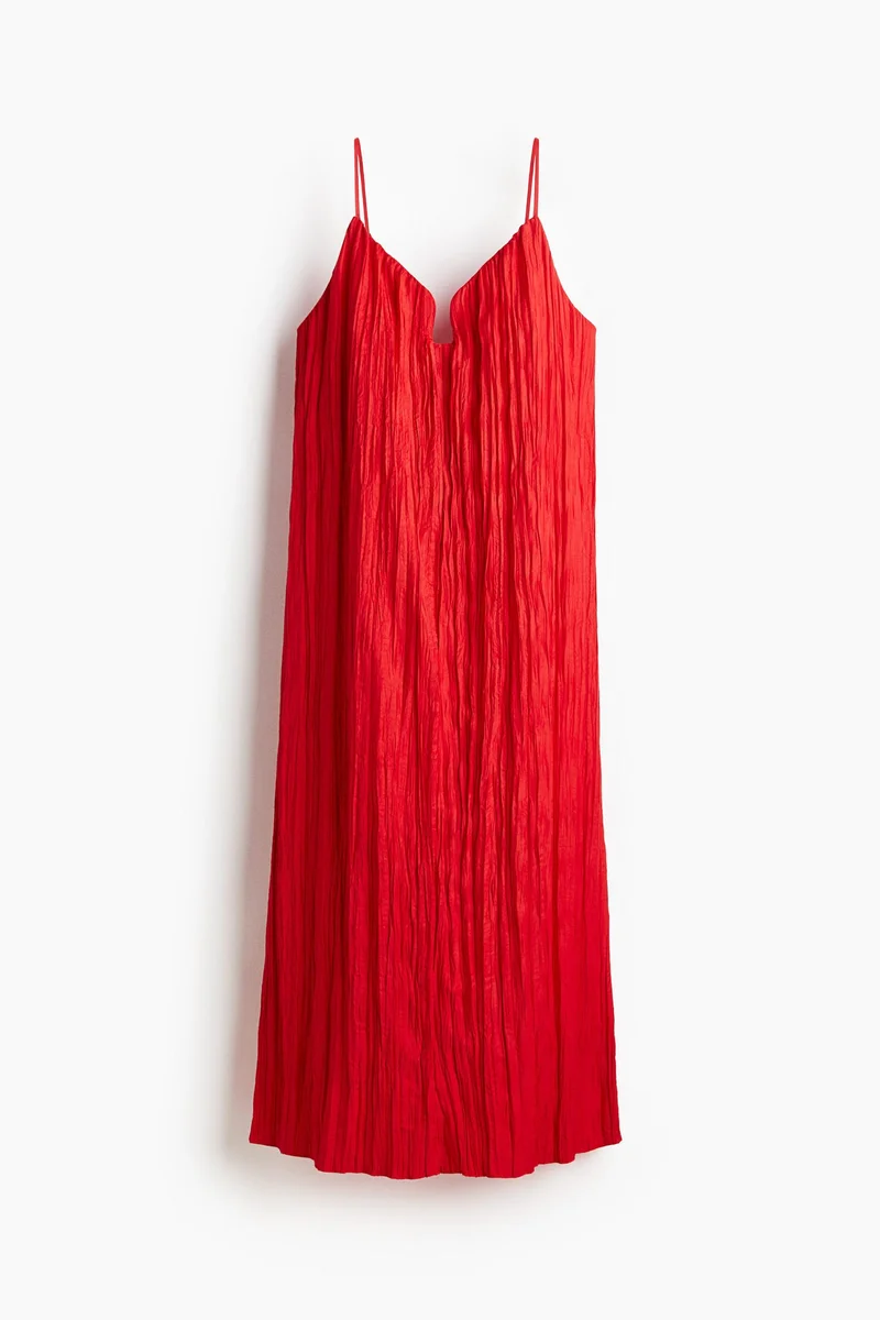 H&M Crinkled strappy dress