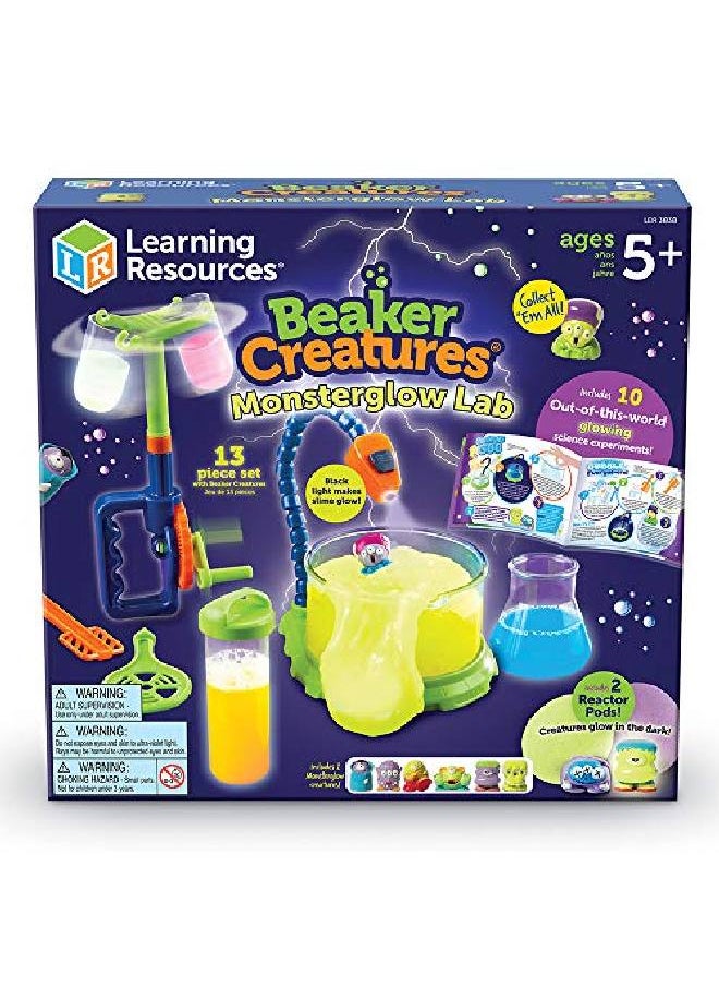 Learning Resources Beaker Creatures Monsterglow Lab 13 Pieces Ages 5+ Kids Educational Science Kits Kindergartner Science Games Homeschool Science Stem Toys Slime Kit  - Image 4