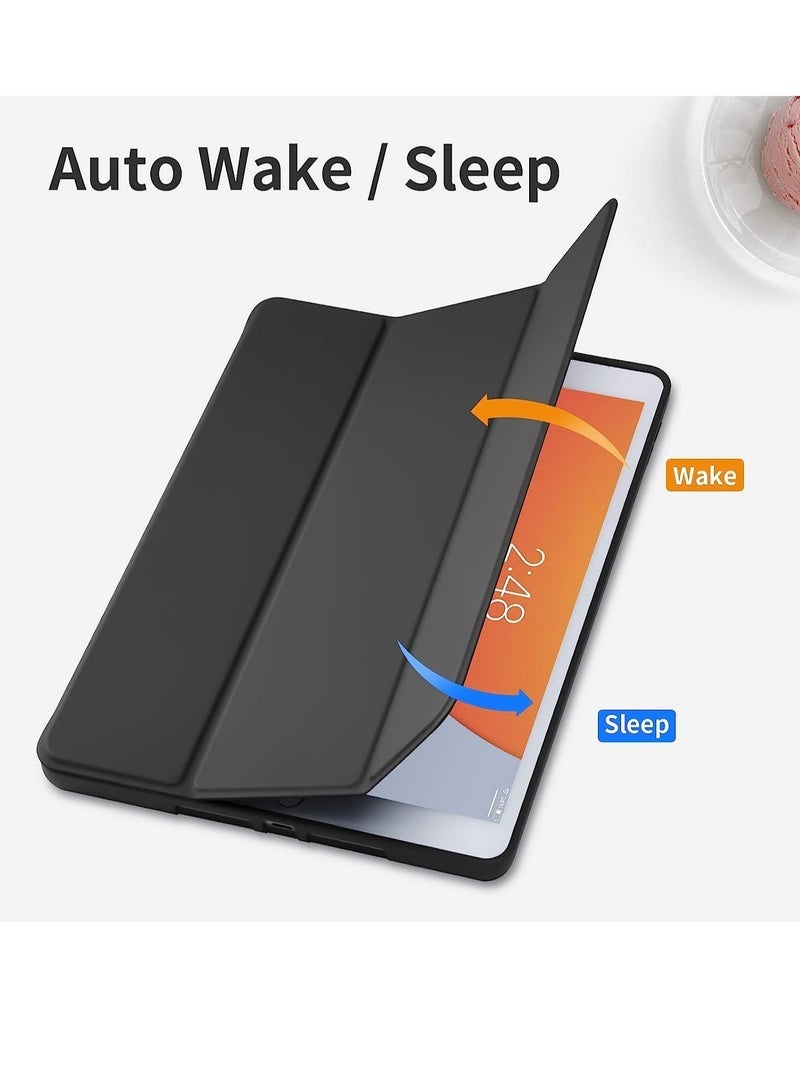 SmartGrist iPad 9th/8th/7th Generation Case (2021/2020/2019) iPad 10.2-Inch Case with Pencil Holder [Sleep/Wake] Slim Soft TPU Back Smart Magnetic Stand Protective Cover Cases - Image 3