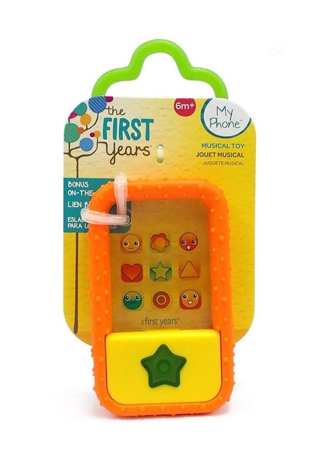 Lamaze The First Years My Phone Musical Toy for Kids, Textured Teething Surface, Bright Colors, 6 Months+ - Image 1