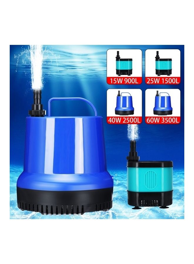 NIBEMINENT B&K Silent Aquarium Submersible Water Pump Blue/Black - Image 2