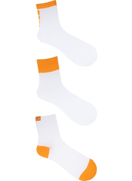The Socks Company 3 Pairs of Men's White Tennis Socks  - Image 4