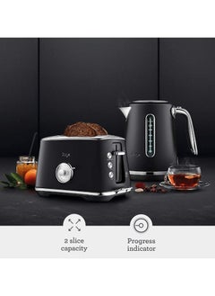 Sage Sage - Toast Select Luxe 2 Slice Toaster with Extra-Wide Slots & time presets for each type of bread, Black Truffle, UAE Version, 2 Year Manufacturer Warranty  - Image 2
