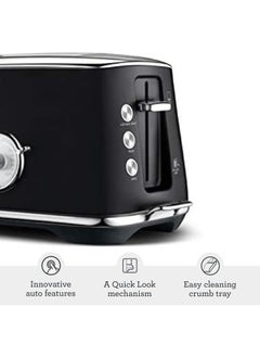 Sage Sage - Toast Select Luxe 2 Slice Toaster with Extra-Wide Slots & time presets for each type of bread, Black Truffle, UAE Version, 2 Year Manufacturer Warranty  - Image 4