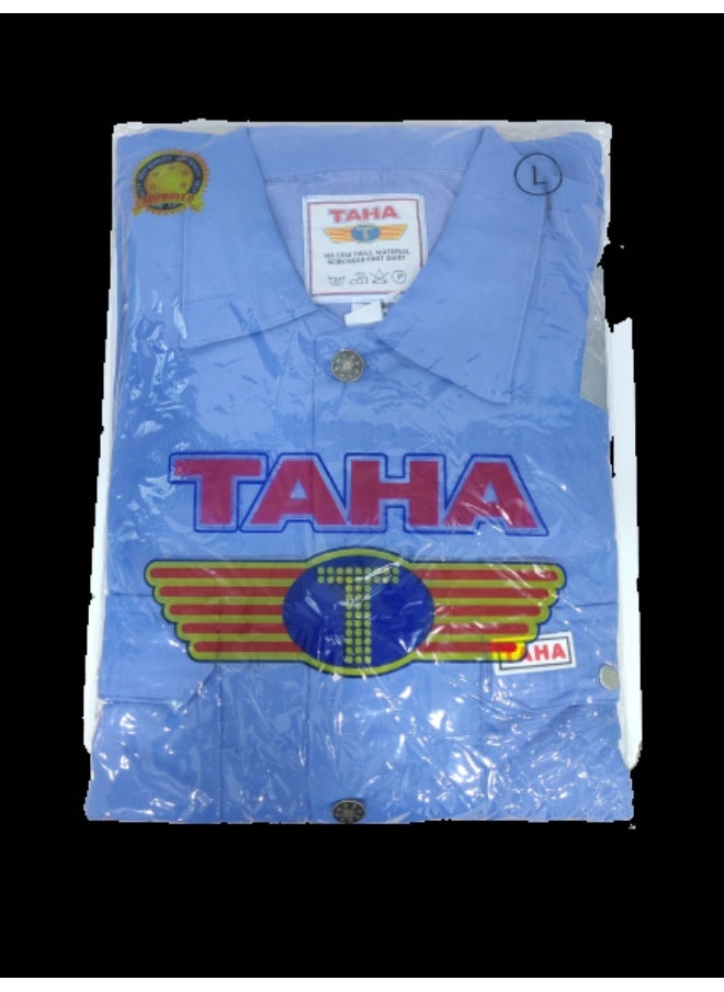 TAHA High-Visibility Reflective Petrol Blue Safety Suit - Durable and Protective for Workplace & Outdoor Use | Size-M  - Image 3