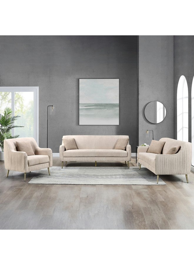 Home Box Seville NXT 3-Seater Fabric Sofa with 2 Cushions 88 x 90 x 199 cm - Image 2