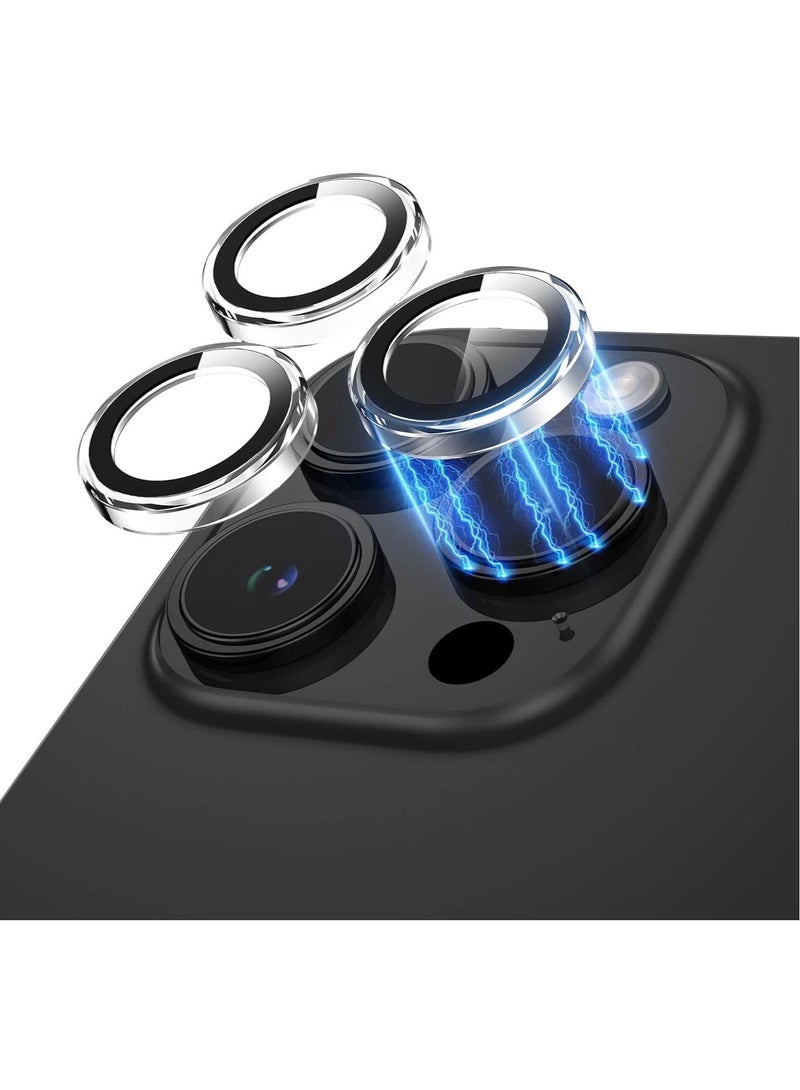 إلترازون عدسة كاميرا ثلاثية لهاتف iPhone 15 Pro/iPhone 15 Pro Max -شفافة - Image 1