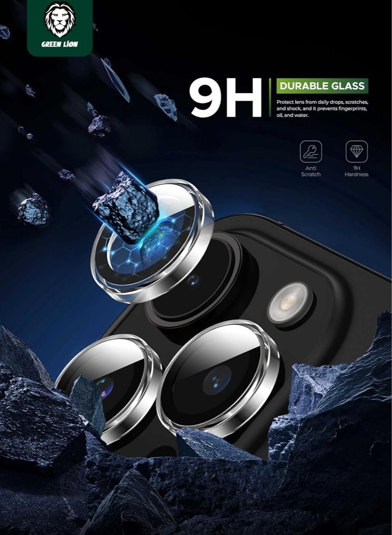 إلترازون عدسة كاميرا ثلاثية لهاتف iPhone 15 Pro/iPhone 15 Pro Max -شفافة - Image 4