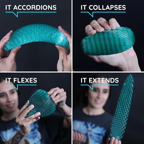 Morf Fidget Worm Toy - Flexible 3D Sensory Slug Figgy Toy for Kids, Teens, and Adults – Stretchy, Quiet, Stress and Anxiety Relief, Focus - For Play, School, Work Gifts, Great For Classroom and Office - Image 3