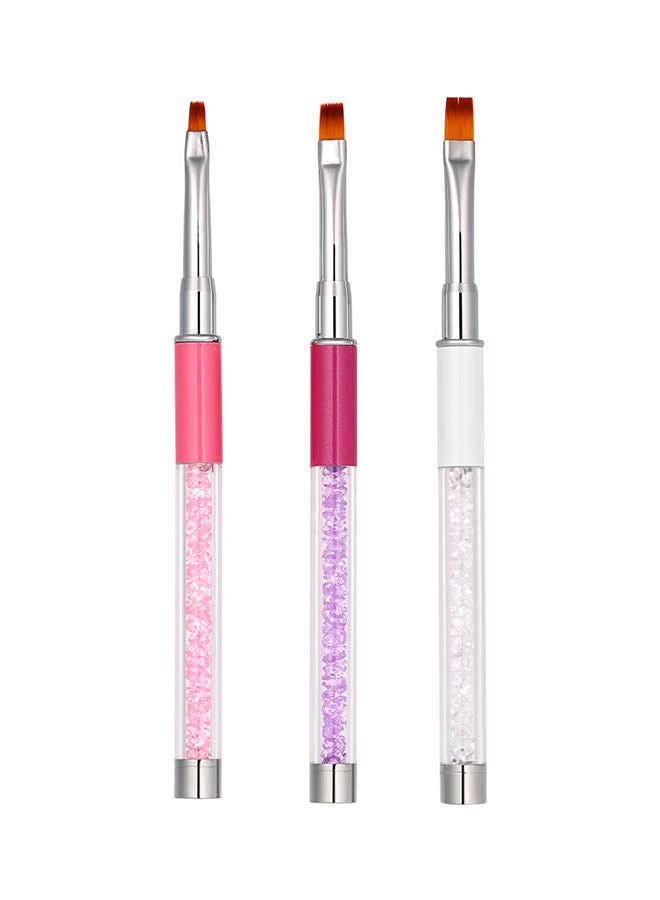 نيبمينينت 3 فرش لتزيين الأظافر بجل البناء بتقنية الأشعة فوق البنفسجية فضي - Image 1