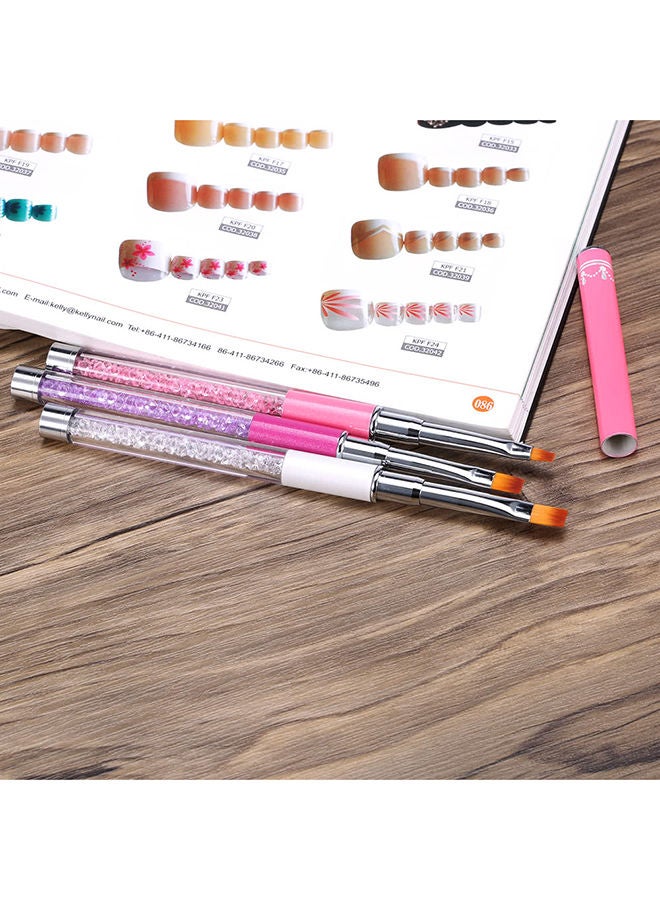 نيبمينينت 3 فرش لتزيين الأظافر بجل البناء بتقنية الأشعة فوق البنفسجية فضي - Image 4