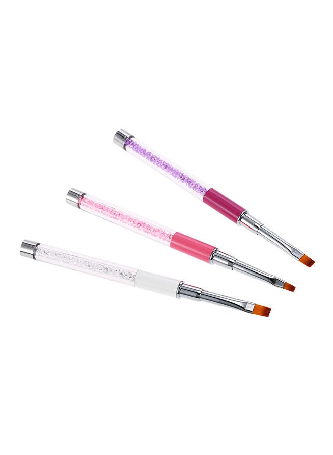 نيبمينينت 3 فرش لتزيين الأظافر بجل البناء بتقنية الأشعة فوق البنفسجية فضي - Image 2