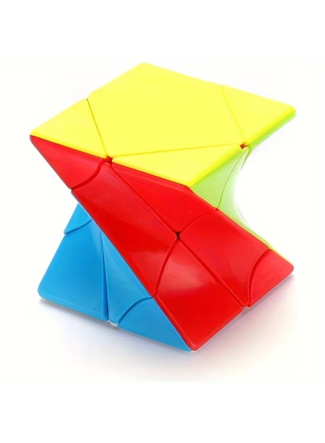 Goolsky Stickless Solid Color 3D Magic Cube, 6 Colors, Smooth Rotation, Brain Teaser Puzzle, Long Cuboid, Intermediate Skill Level, ABS Resin, for Speed Cubing - Image 4