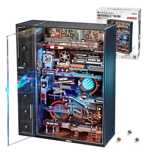 ROKR Marble Run Model Building Kit, 3D Puzzles for Adults, DIY Miniature Kit, Ideal Gift for Men and Women - Image 1