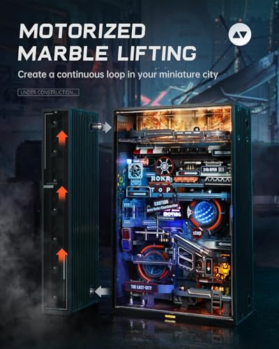 ROKR Marble Run Model Building Kit, 3D Puzzles for Adults, DIY Miniature Kit, Ideal Gift for Men and Women - Image 2